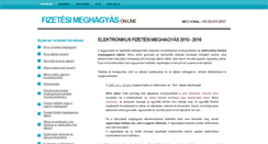 Desktop Screenshot of fizetesi-meghagyas.hu